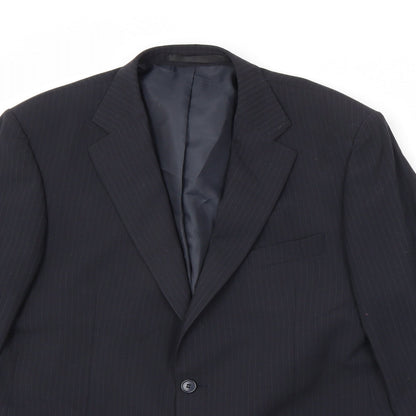 Mens UK Size 42 Marks and Spencer Regular Blue Suit Jacket