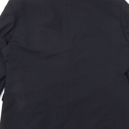 Mens UK Size 42 Marks and Spencer Regular Blue Suit Jacket