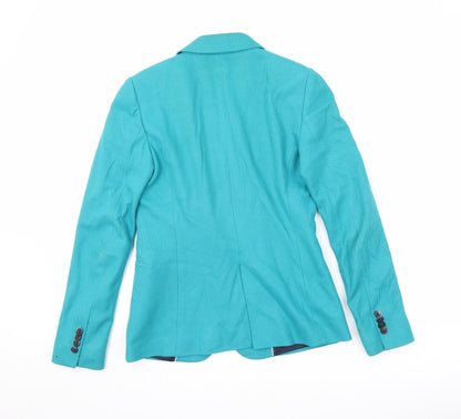 Mossimo Womens Green Acetate Jacket Blazer Size 8