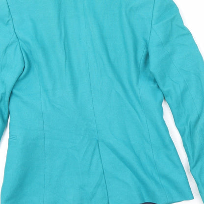 Mossimo Womens Green Acetate Jacket Blazer Size 8