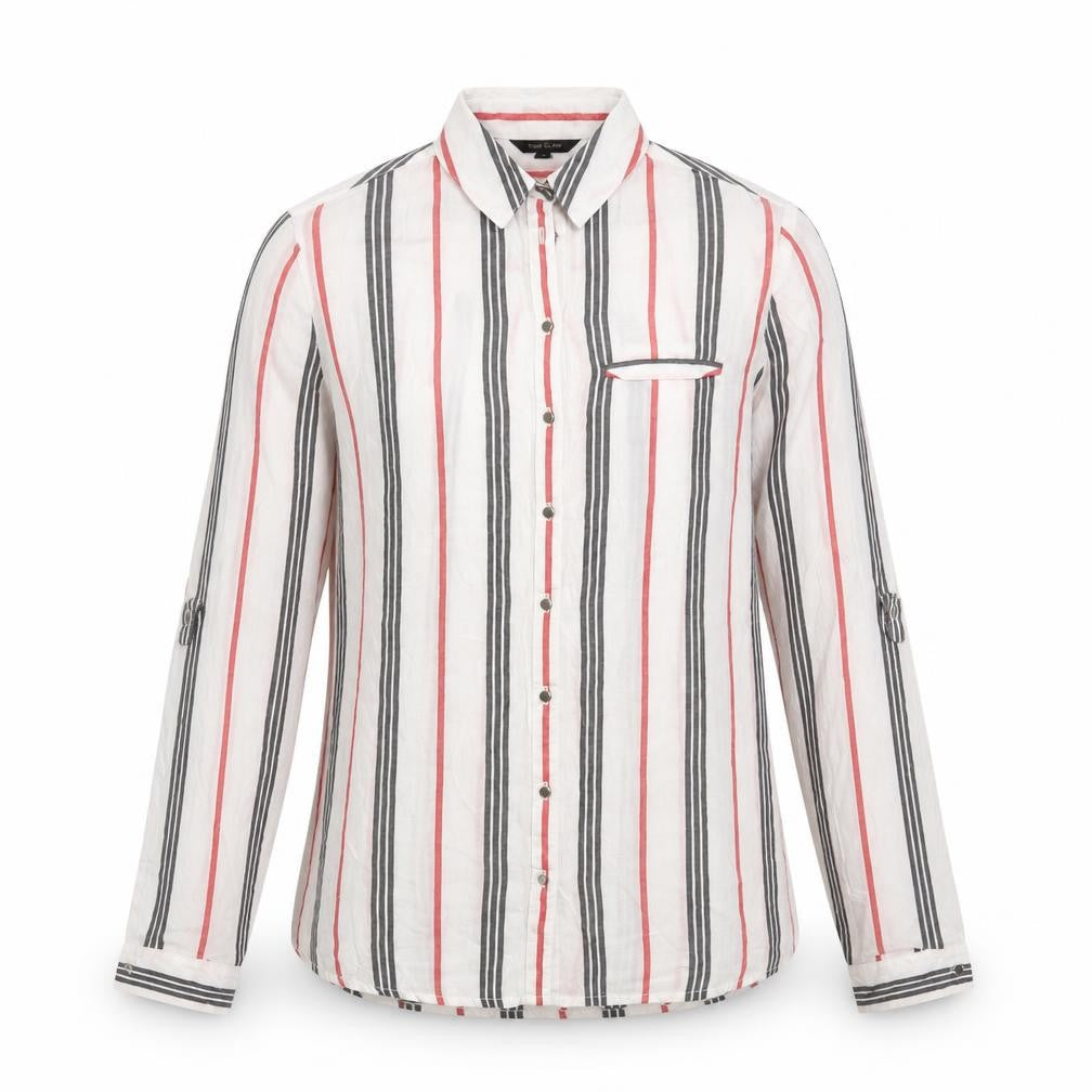 Womens UK Size 6 River Island White Basic Button-Up