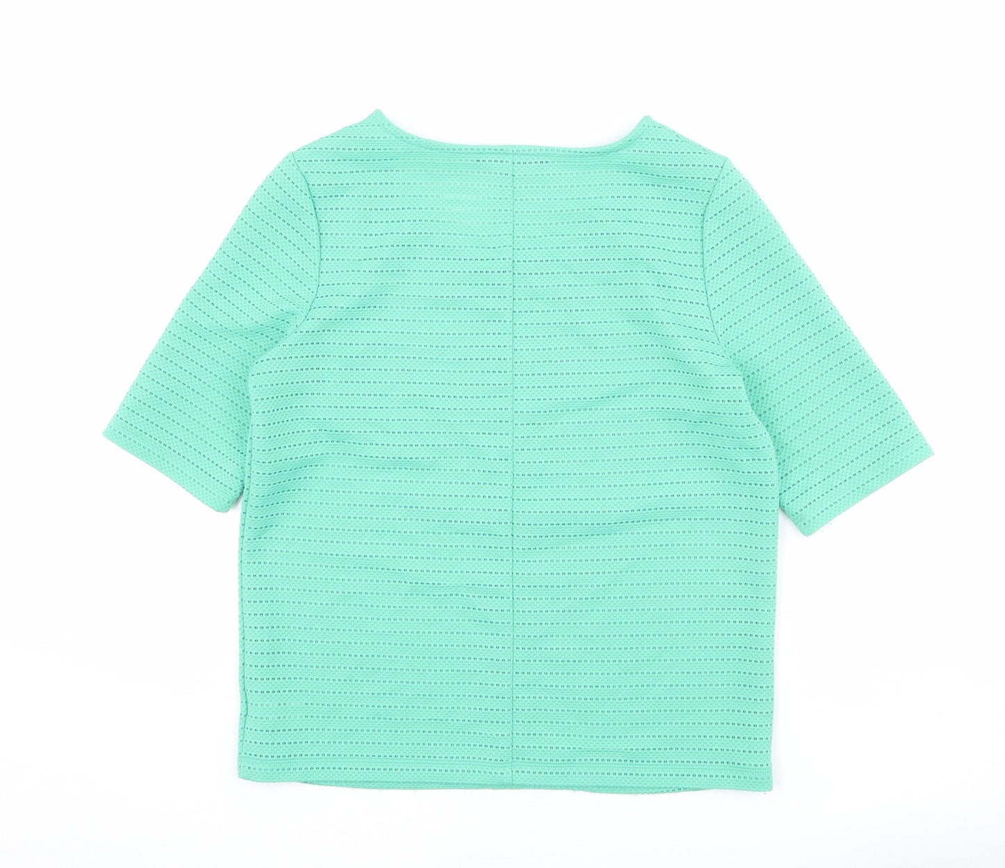 Womens UK Size 6 NEXT Green Basic T-Shirt