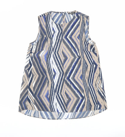 Womens UK Size 10 Warehouse Multicoloured Basic Tank