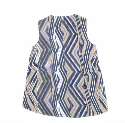 Womens UK Size 10 Warehouse Multicoloured Basic Tank