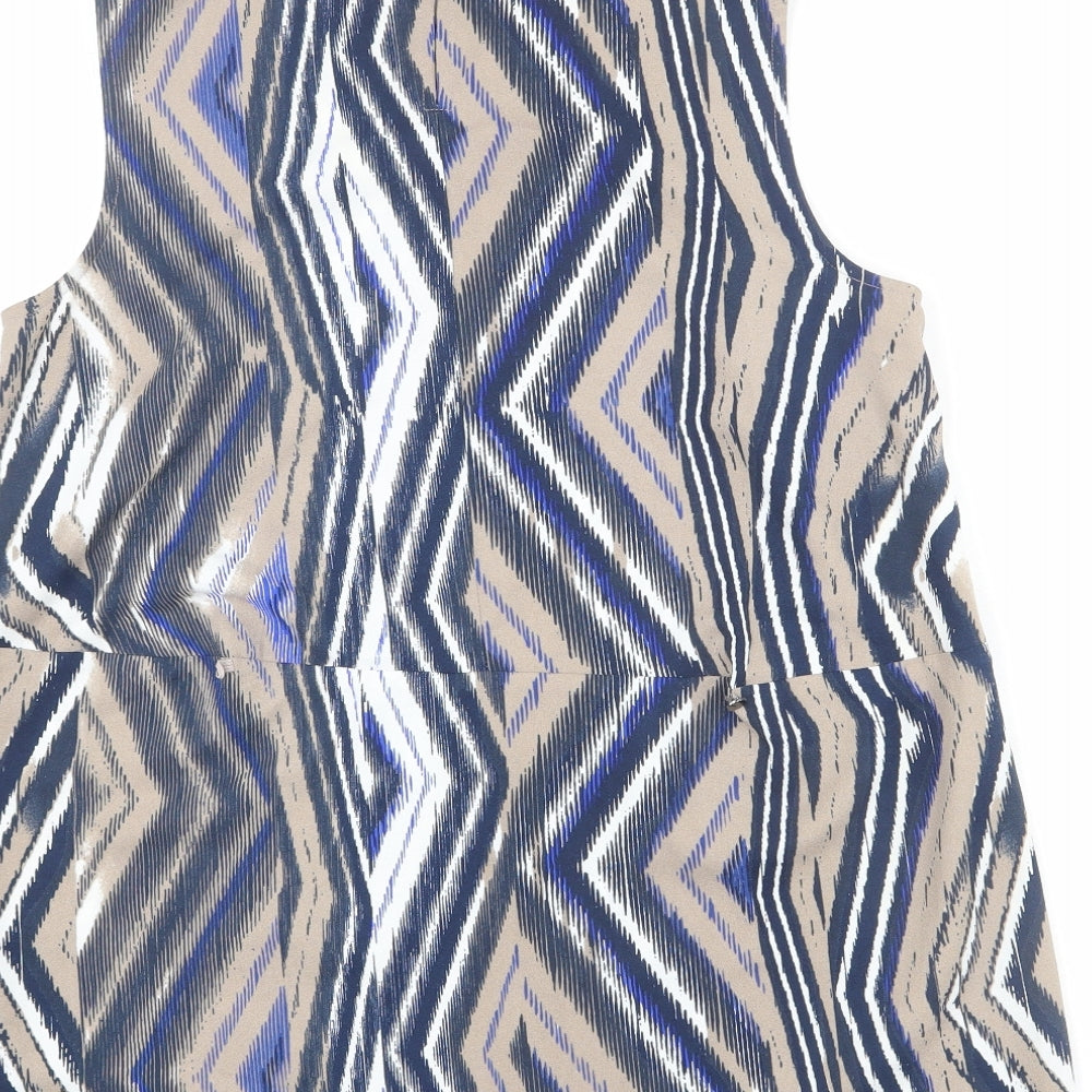 Womens UK Size 10 Warehouse Multicoloured Basic Tank