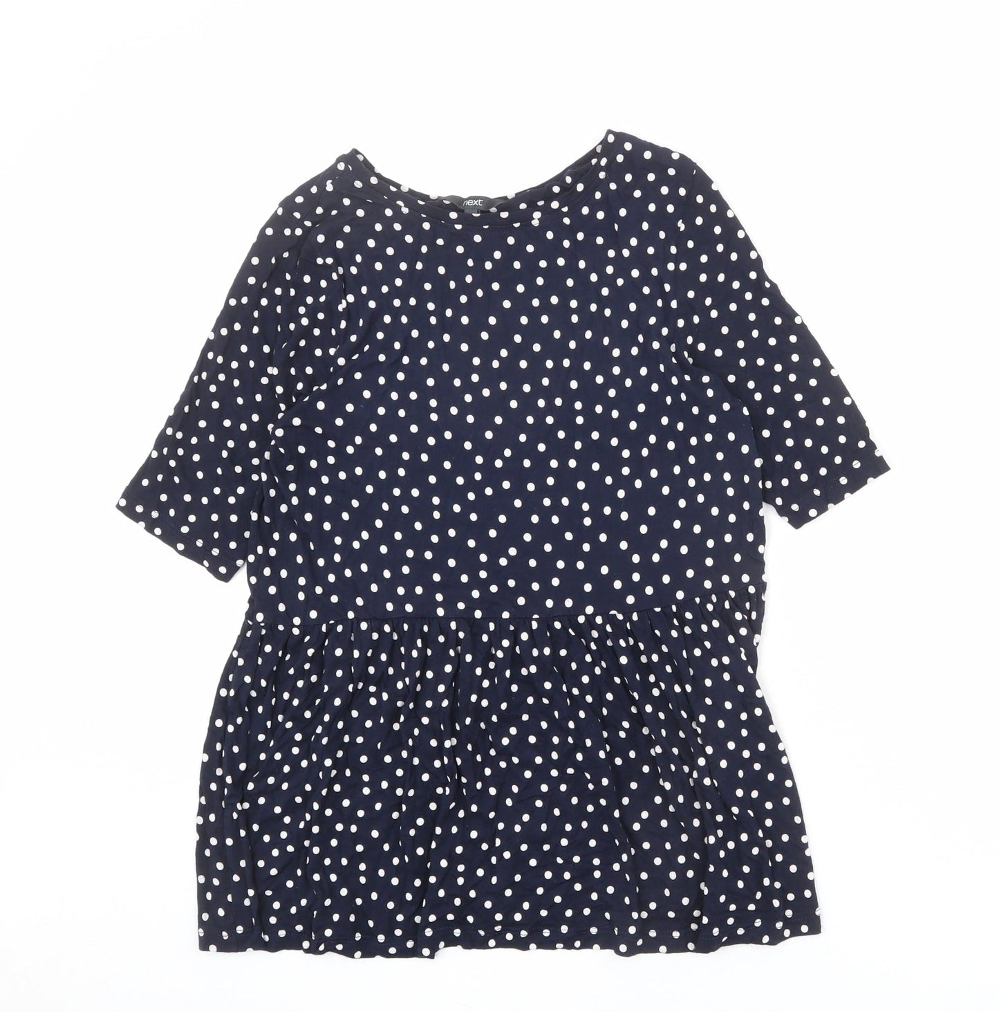 Womens UK Size 8 NEXT Blue Basic T-Shirt
