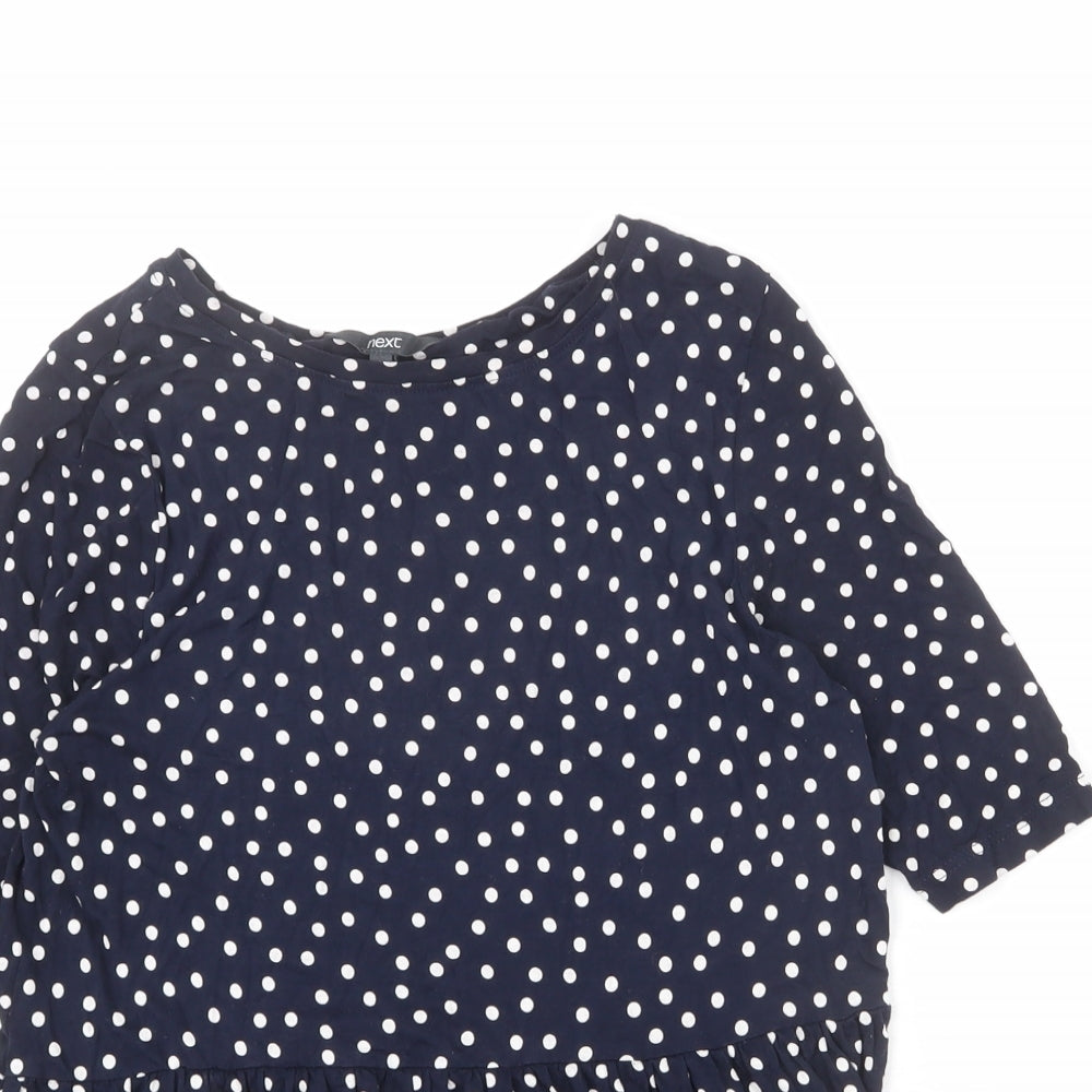 Womens UK Size 8 NEXT Blue Basic T-Shirt