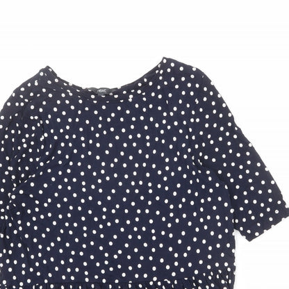 Womens UK Size 8 NEXT Blue Basic T-Shirt