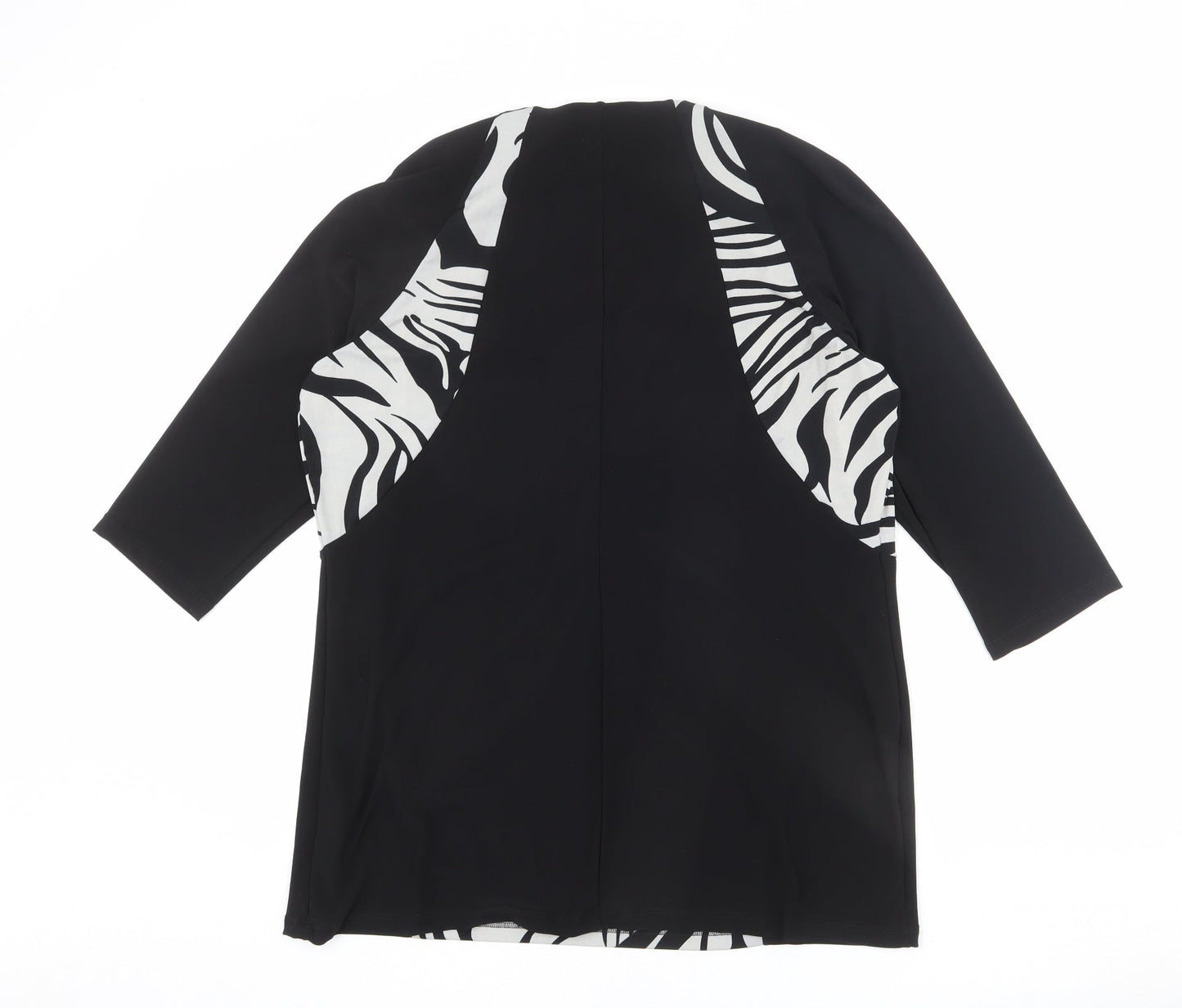 Womens UK Size 20 Per Una Black Basic T-Shirt