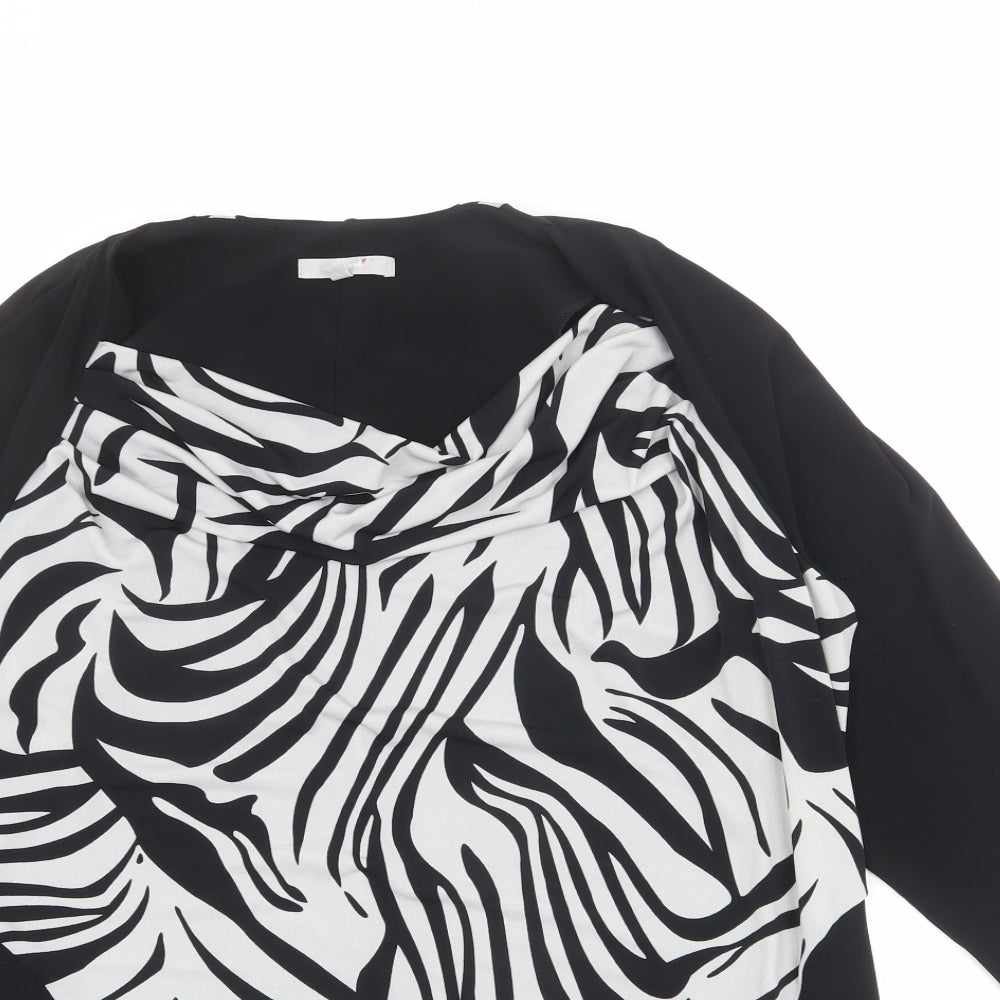 Womens UK Size 20 Per Una Black Basic T-Shirt