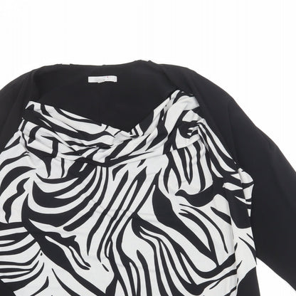 Womens UK Size 20 Per Una Black Basic T-Shirt