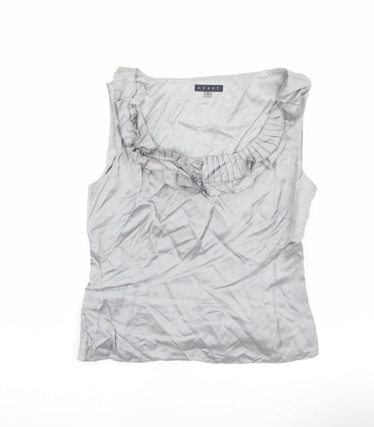 Womens UK Size S Coast Silver Basic Blouse
