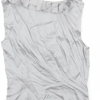 Womens UK Size S Coast Silver Basic Blouse