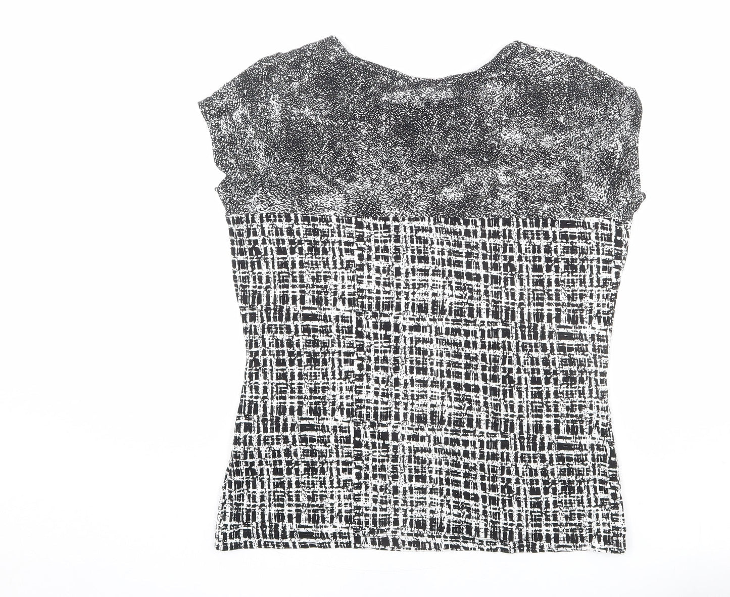 Womens UK Size 14 Marks and Spencer Black Basic T-Shirt