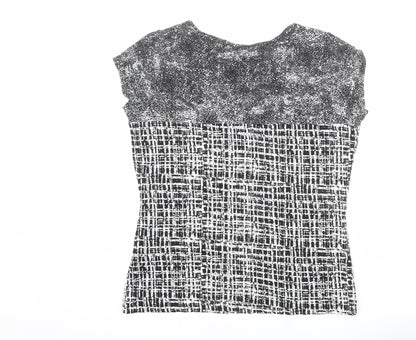 Womens UK Size 14 Marks and Spencer Black Basic T-Shirt