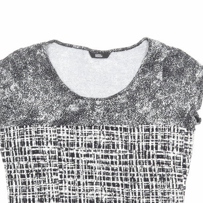 Womens UK Size 14 Marks and Spencer Black Basic T-Shirt
