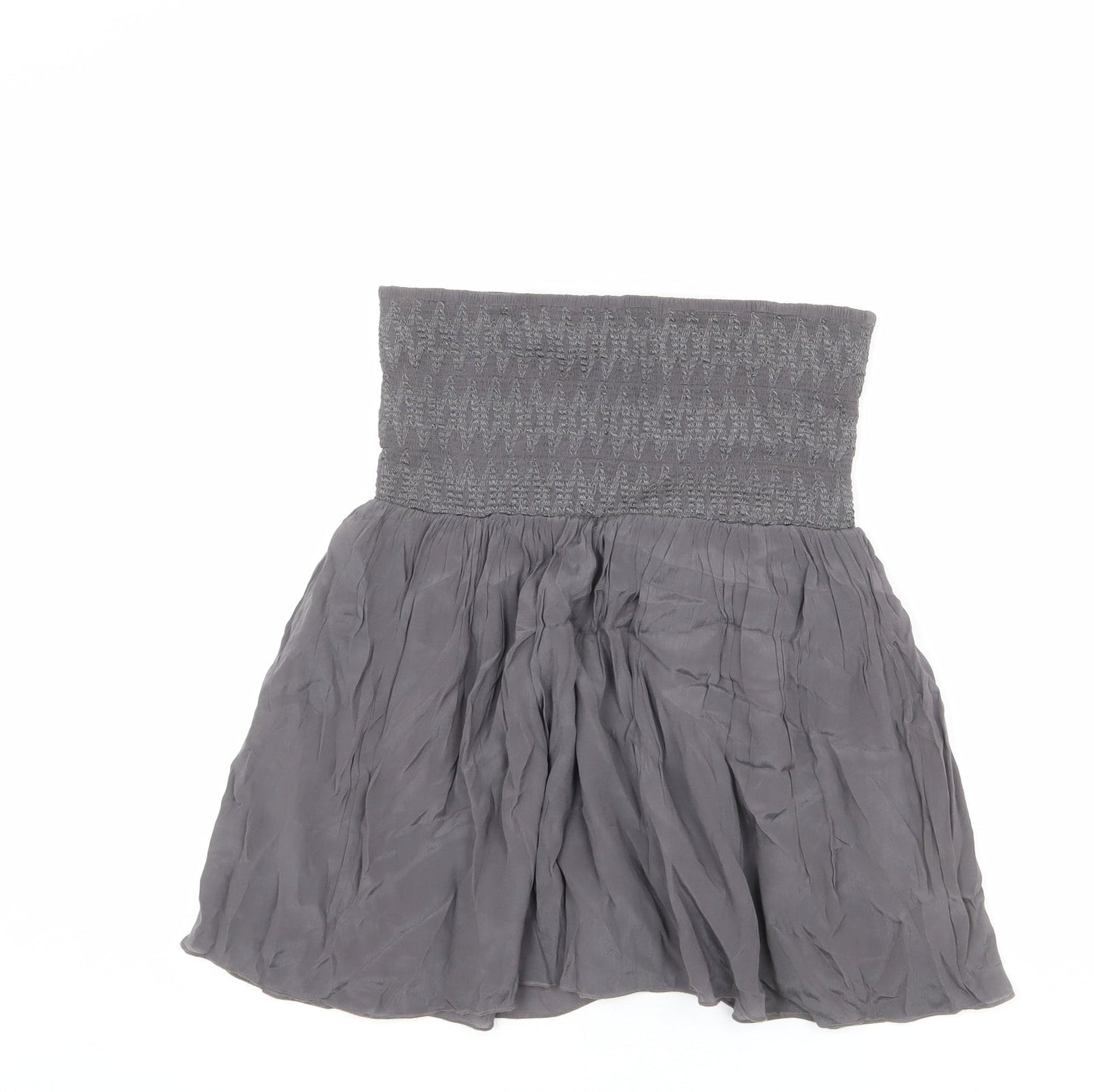 Womens UK Size 12 Mint Velvet Grey Basic Blouse