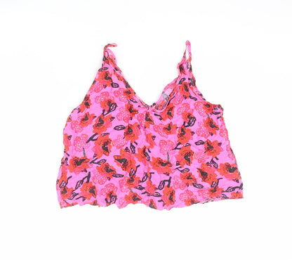 Womens UK Size 14 ASOS Pink Camisole Blouse