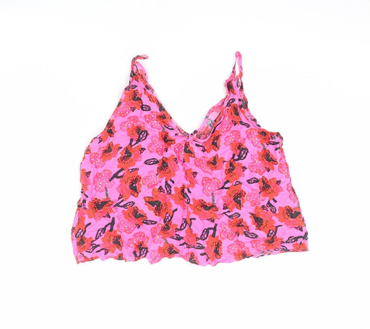 Womens UK Size 14 ASOS Pink Camisole Blouse