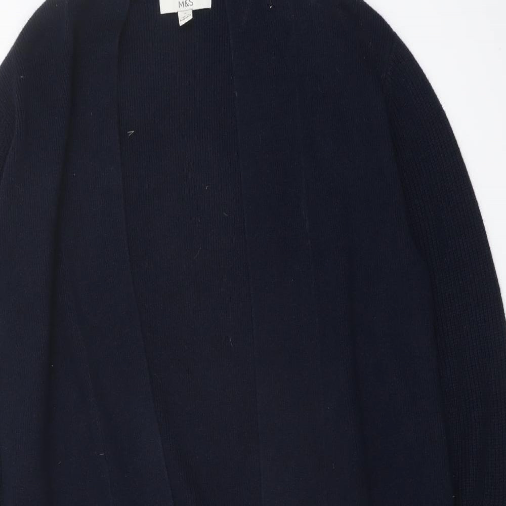 Womens UK Size 12 Marks and Spencer Blue Cardigan Jumper