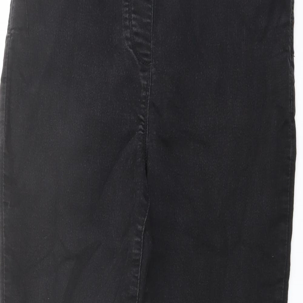 Womens UK Size 12 Studio Regular Fit Skinny Black Jeans