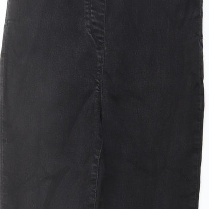 Womens UK Size 12 Studio Regular Fit Skinny Black Jeans