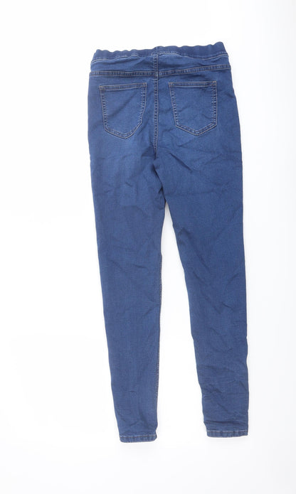 Womens UK Size 10 Marks and Spencer Regular Fit Skinny Blue Jeans