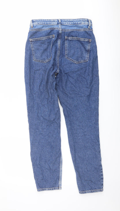Only Womens Blue Cotton Straight Jeans Size 26 in L32 in Regular Button