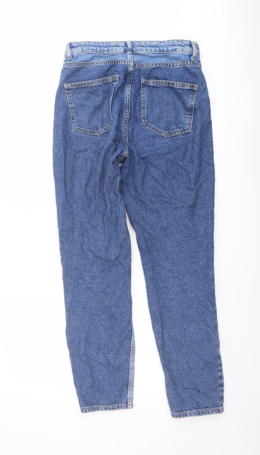 Only Womens Blue Cotton Straight Jeans Size 26 in L32 in Regular Button