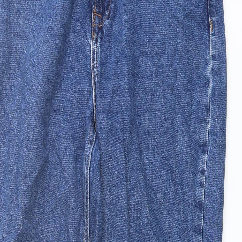 Only Womens Blue Cotton Straight Jeans Size 26 in L32 in Regular Button