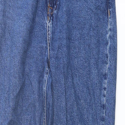 Only Womens Blue Cotton Straight Jeans Size 26 in L32 in Regular Button