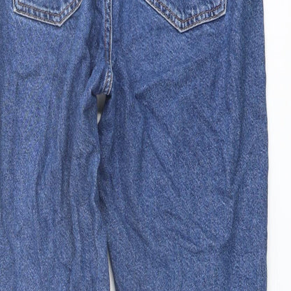 Only Womens Blue Cotton Straight Jeans Size 26 in L32 in Regular Button