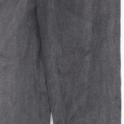 Topshop Womens Grey Cotton Skinny Jeans Size 30 in L28 in Regular Button