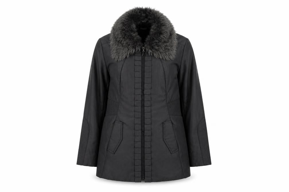 Womens UK Size S Klass Grey Overcoat