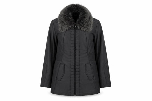 Womens UK Size S Klass Grey Overcoat