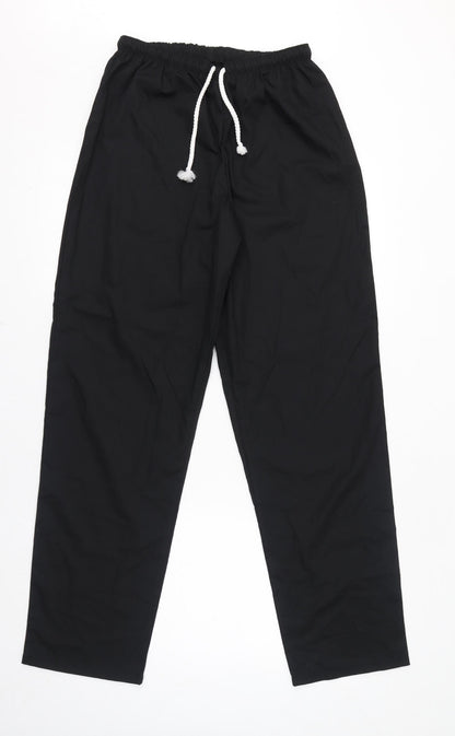 Womens UK Size 6 Alexandra Regular Fit Jogger Black Trousers