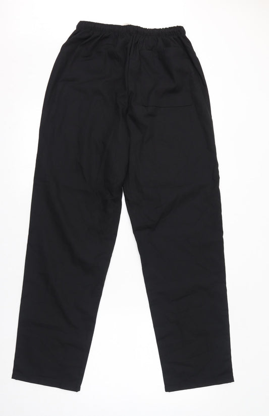Womens UK Size 6 Alexandra Regular Fit Jogger Black Trousers