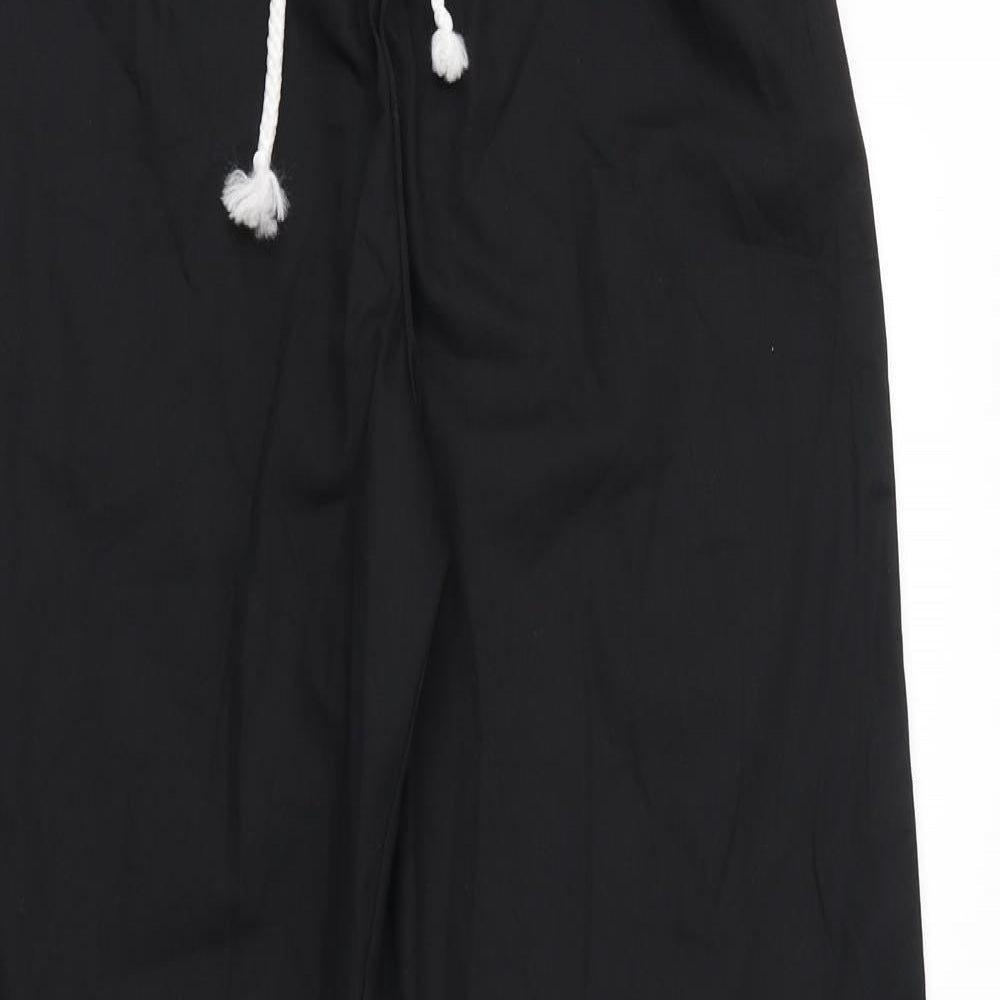 Womens UK Size 6 Alexandra Regular Fit Jogger Black Trousers