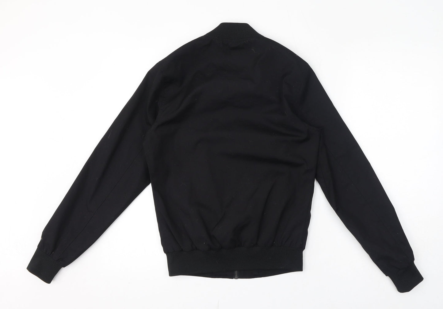 Mens UK Size 2XS River Island Black Bomber Jacket