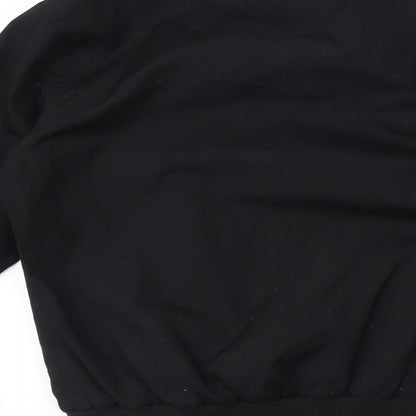 Mens UK Size 2XS River Island Black Bomber Jacket