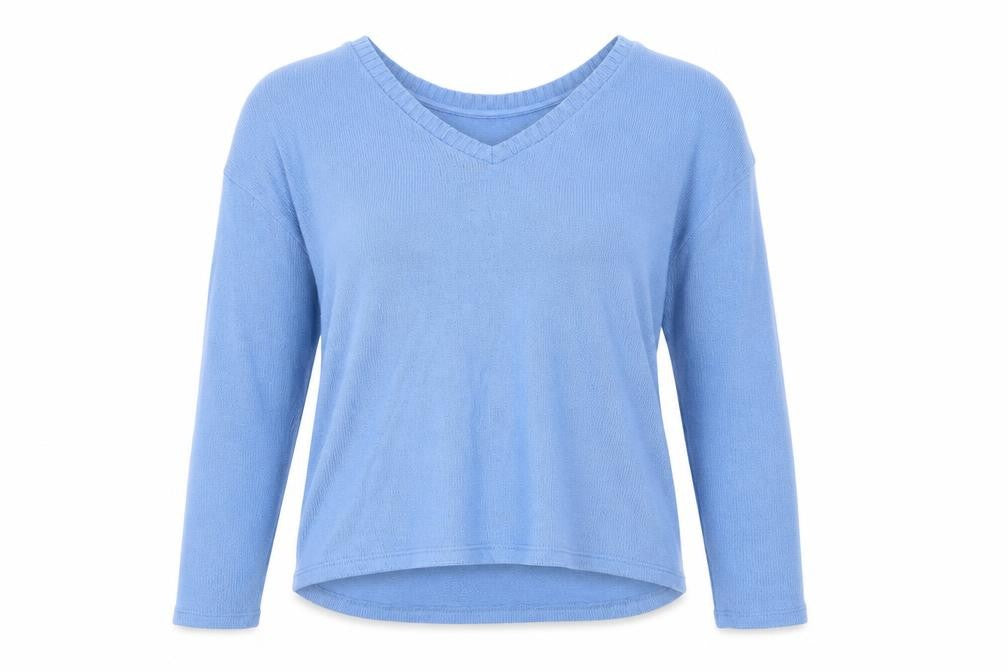 Womens UK Size 14 Marks and Spencer Blue Pullover Jumper