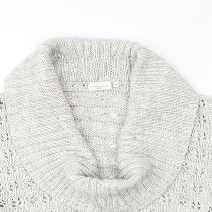 Womens UK Size 10 New Look Ivory Pullover Jumper