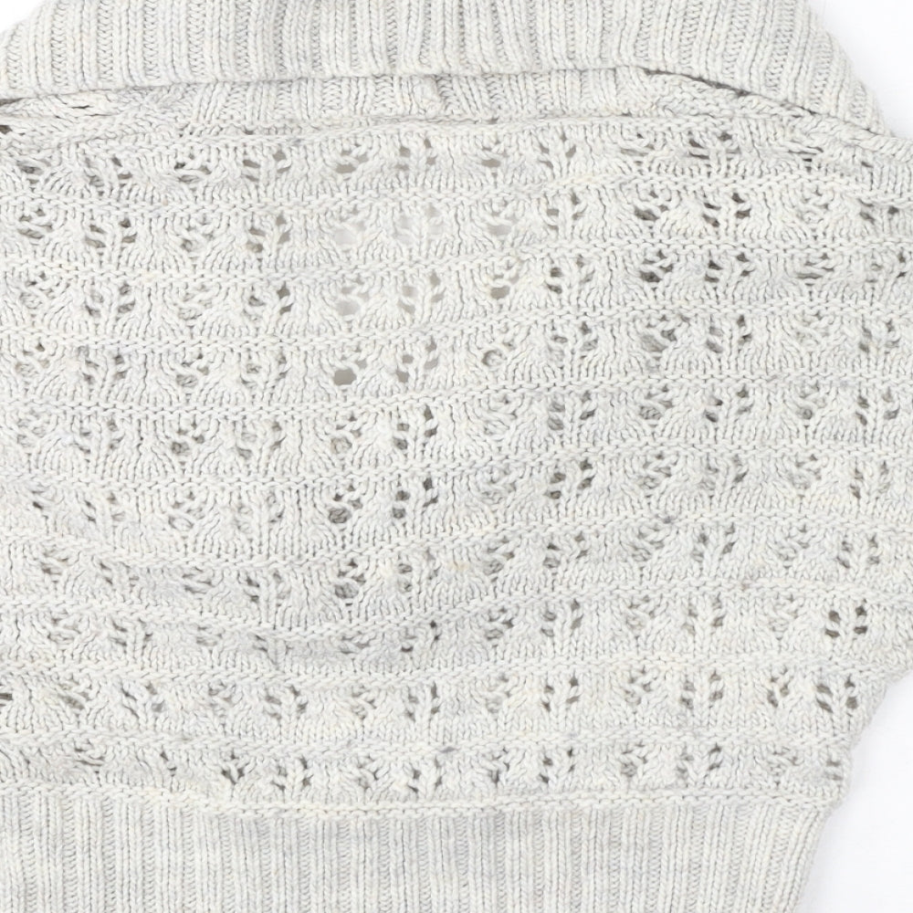Womens UK Size 10 New Look Ivory Pullover Jumper