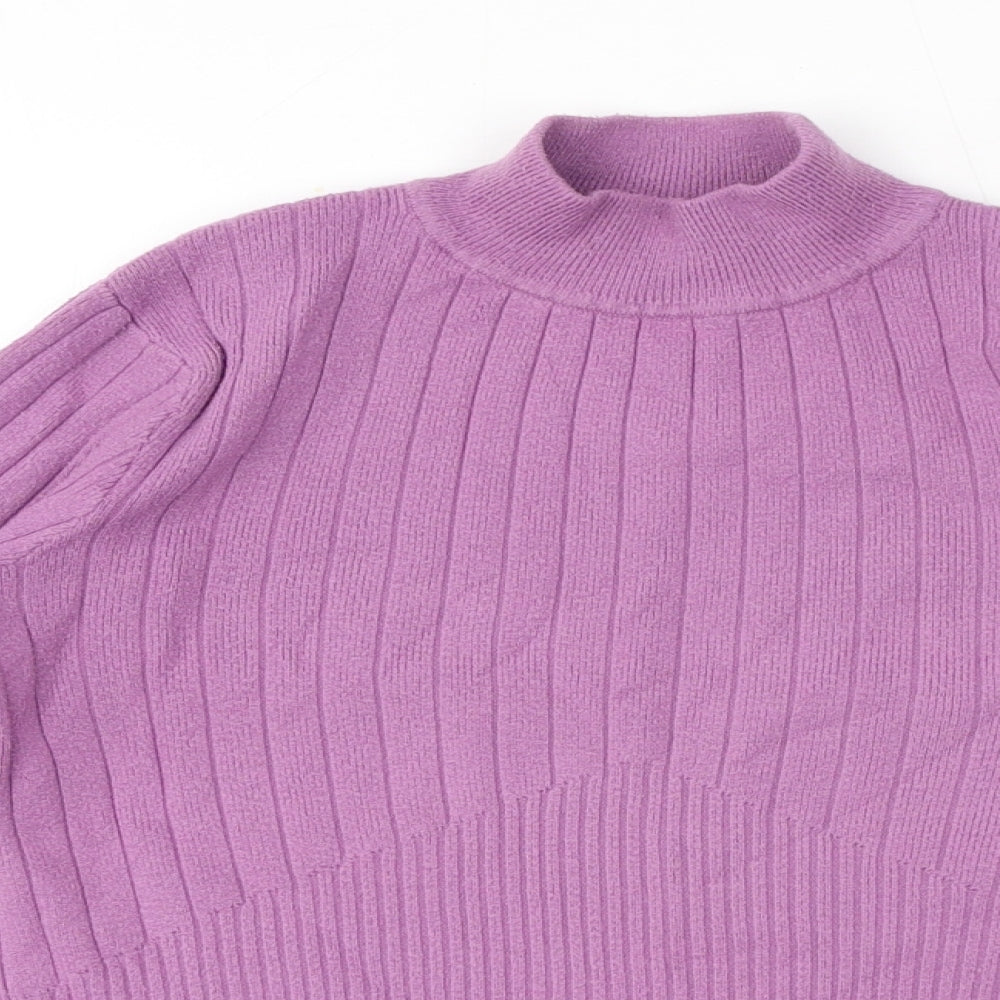 Womens UK Size 8 Marks and Spencer Purple Pullover Jumper