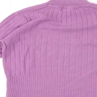 Womens UK Size 8 Marks and Spencer Purple Pullover Jumper