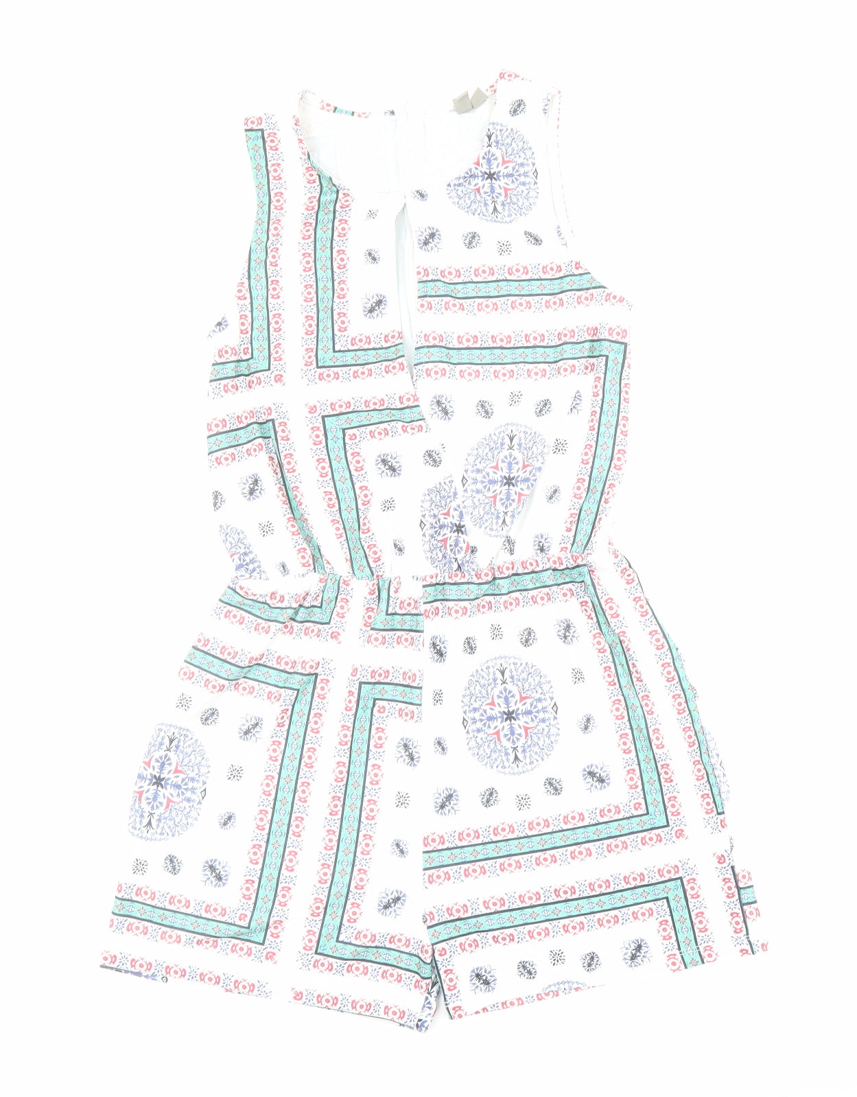 Womens UK Size 8 ASOS One-Piece White Playsuit