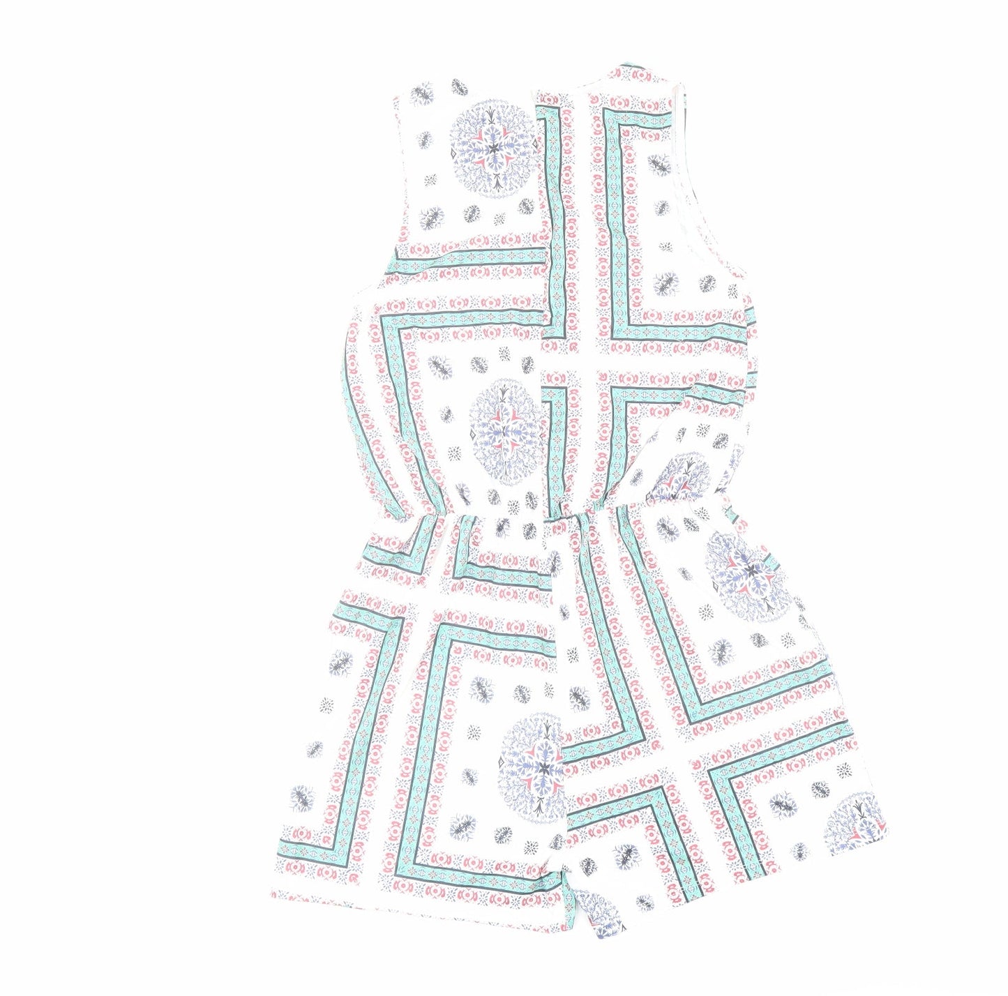 Womens UK Size 8 ASOS One-Piece White Playsuit