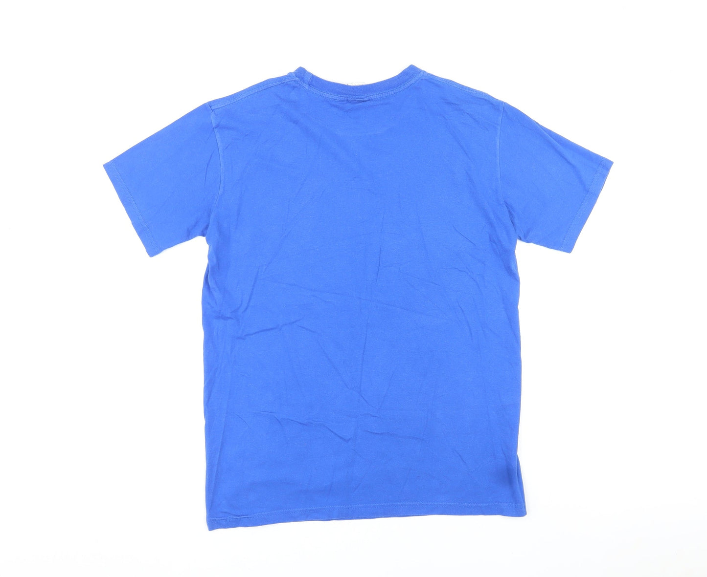 Mens UK Size M Gildan Blue  T-Shirt
