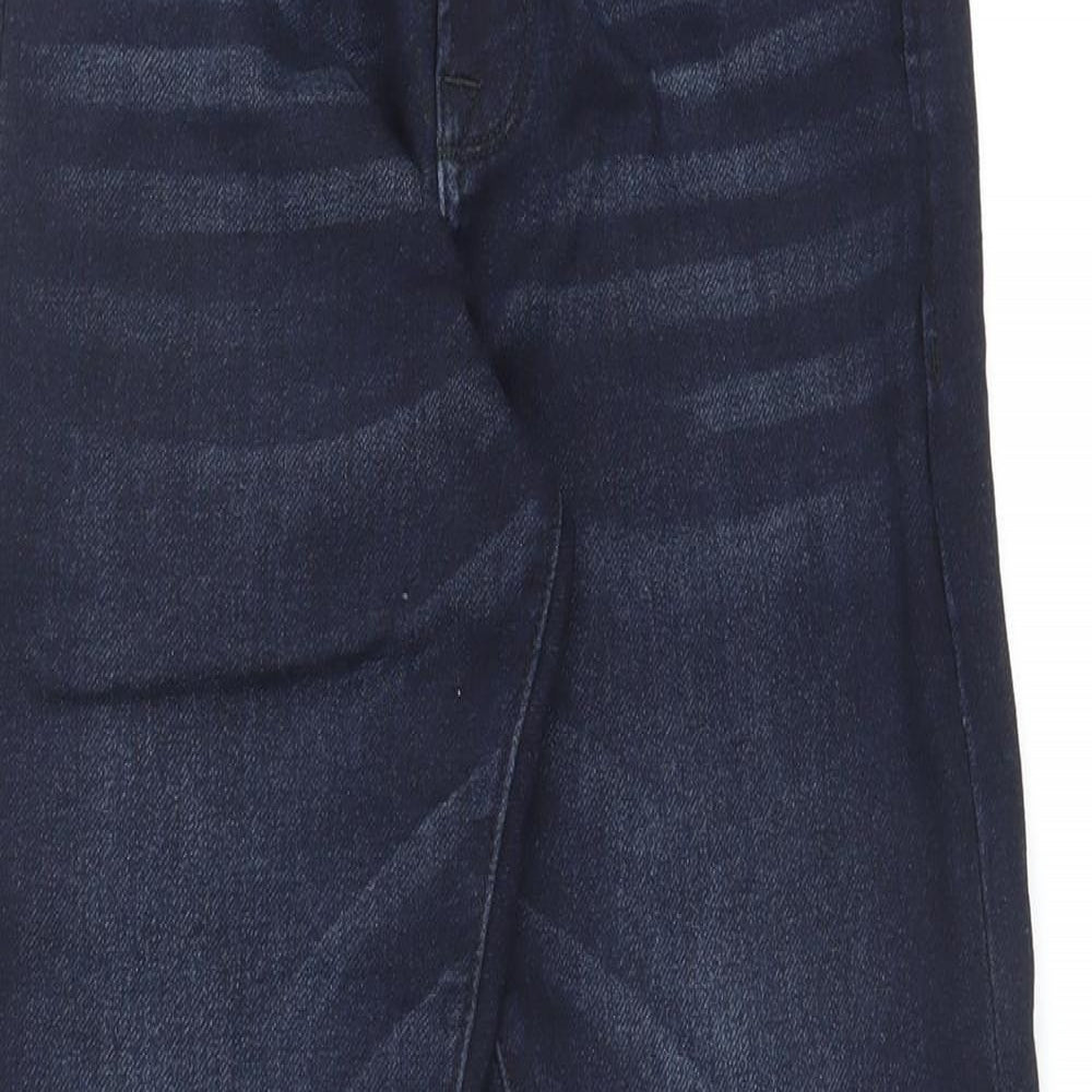 NEXT Womens Blue Cotton Skinny Jeans Size 28 in L30 in Regular Zip