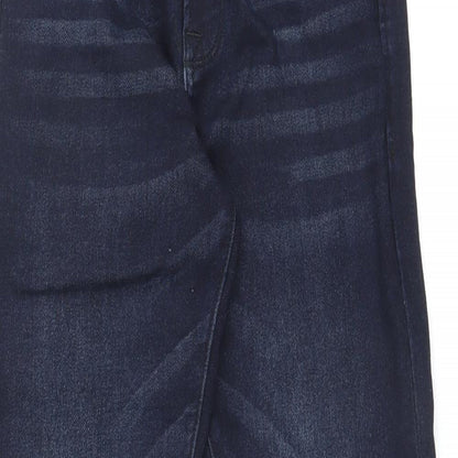 NEXT Womens Blue Cotton Skinny Jeans Size 28 in L30 in Regular Zip